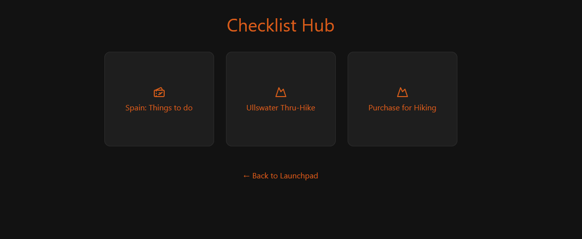 Checklist Hub