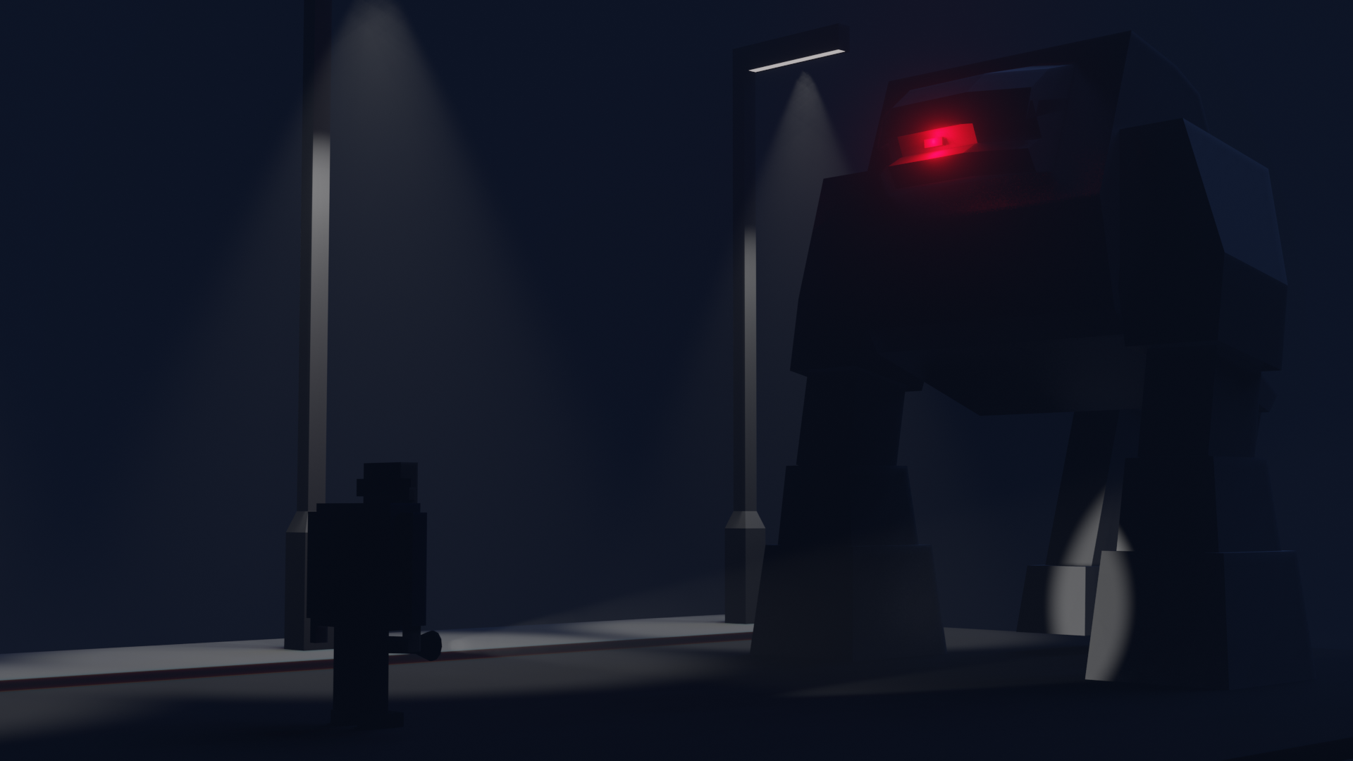 Robot at Night