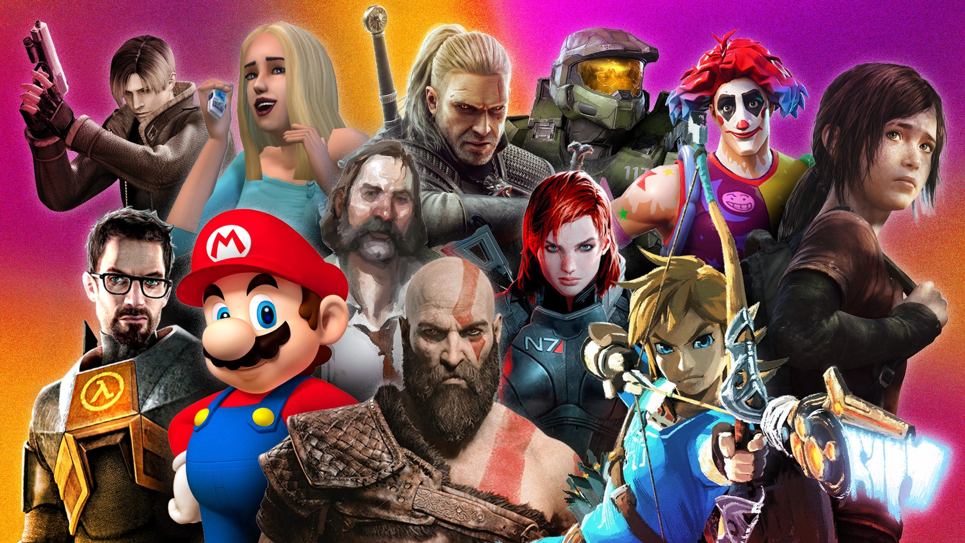 Retro-style game rankings
